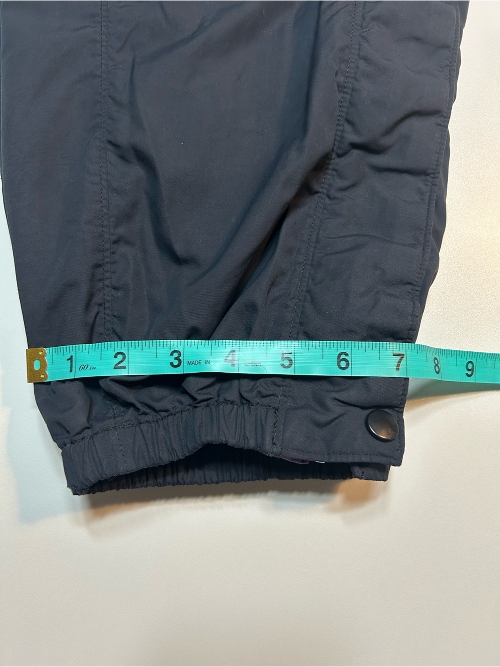 Vintage 90s MEC Waterproof Windbreaker Track Ski Pants Black - Picture 6 of 8